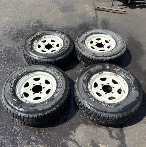 Steel wheel and tyre - and,